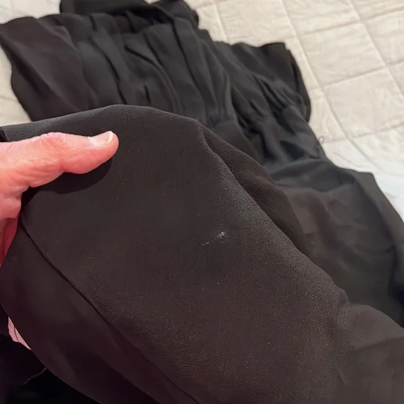 Betsy & Adam black party/cocktail dress. 8-10 crisscross back butterfly top. - Picture 10 of 13